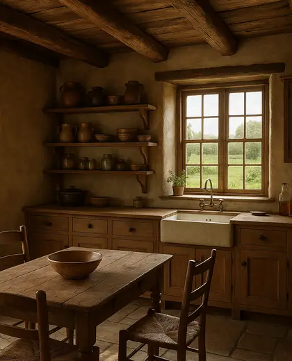 rustic house — kitchen (rural)