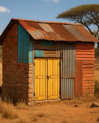 eclectic facade — storage room (savanna)