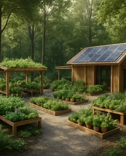sustainable garden — nursery (forest)