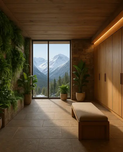 sustainable indoor garden — dressing room (alpine)