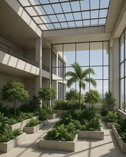 bauhaus indoor garden — atrium (coastal)