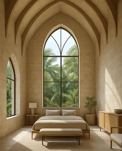 modern church — bedroom (tropical)