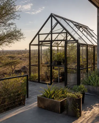 industrial greenhouse — terrace (savanna)