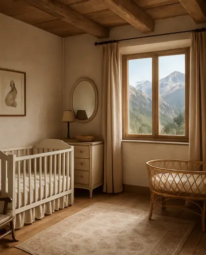 vintage salon — nursery (mountain)
