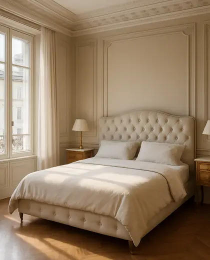 neoclassical house — bedroom (urban)