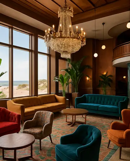 eclectic theater — reception (beach)