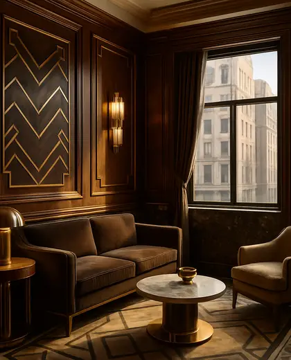 art deco house — room (urban)