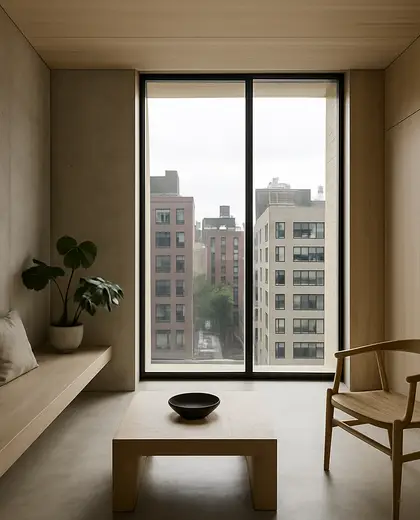 minimalist house — room (urban)