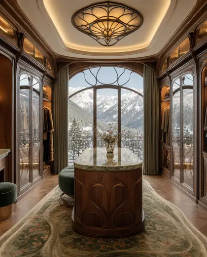 art nouveau penthouse — dressing room (alpine)