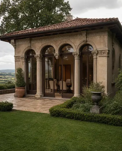 renaissance backyard — meeting room (rural)