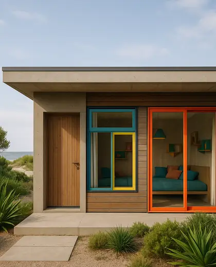 modern facade — youth room (coastal)
