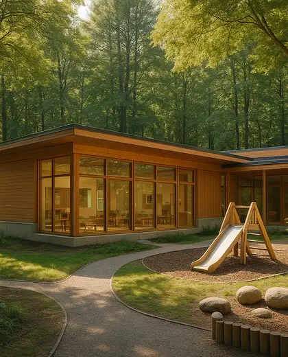 contemporary public space — nursery (forest)