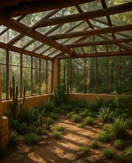southwestern greenhouse — atrium (forest)