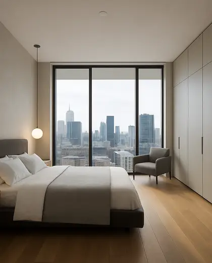 modern house — bedroom (urban)