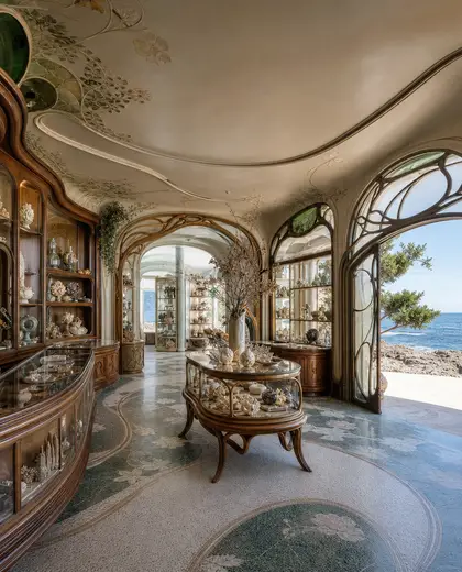 art nouveau store — main hall (ocean)
