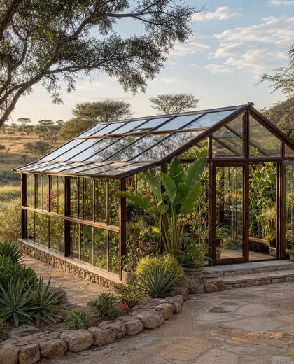 tropical greenhouse — backyard (savanna)