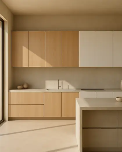 minimalist house — kitchen (desert)