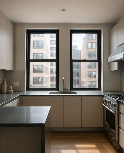 modern house — kitchen (urban)