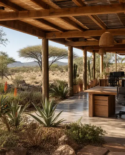 southwestern garden — open office (savanna)