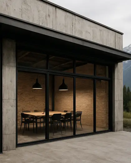 industrial facade — meeting room (mountain)