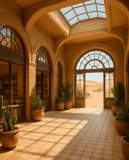 vintage store — atrium (desert)