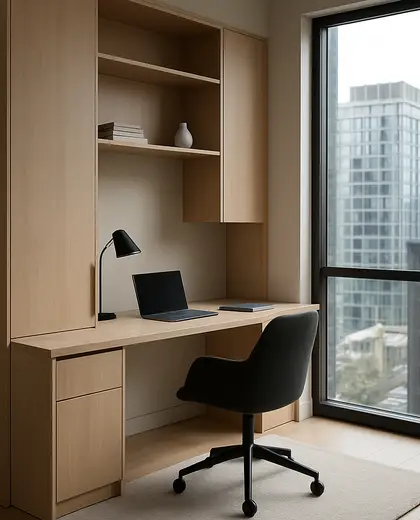 modern home — home office (urban)