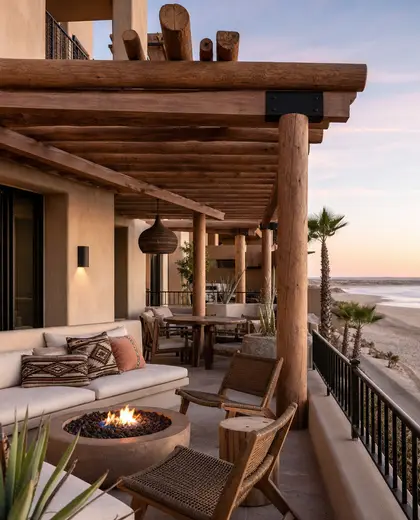 southwestern condo — pergola (beach)