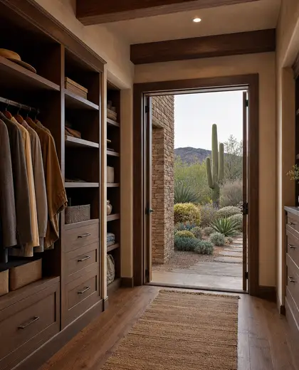 craftsman garden — walk in closet (desert)