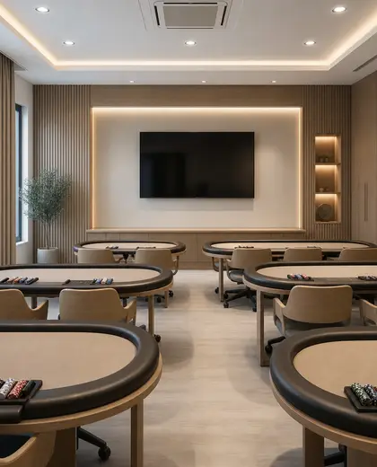 scandinavian casino — training room (space)