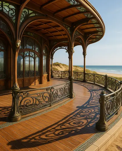 art nouveau theater — deck (beach)