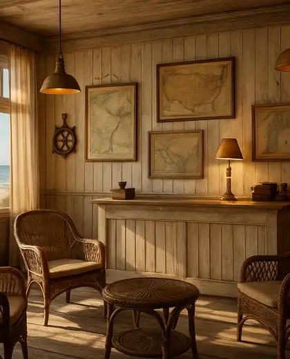 vintage house — reception (beach)