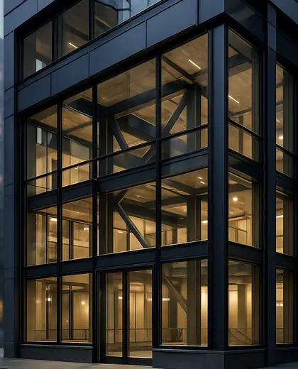 modern facade — atrium (urban)