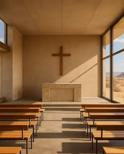 contemporary church — room (desert)
