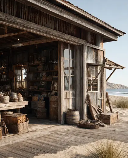 vintage store — warehouse (beach)