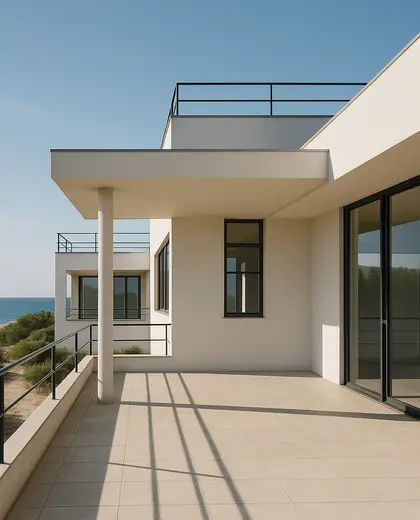 bauhaus building — terrace (coastal)