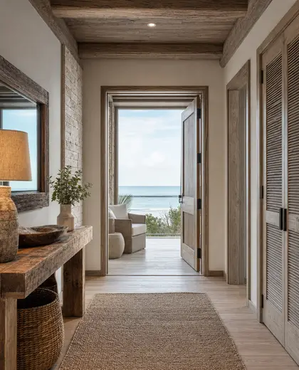 rustic condo — entryway (beach)
