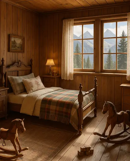 vintage home — childrens bedroom (alpine)