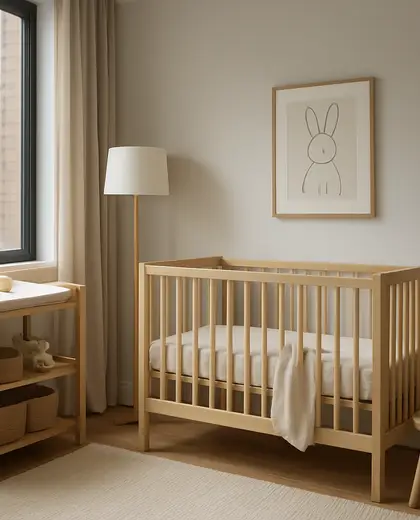 contemporary home — nursery (urban)