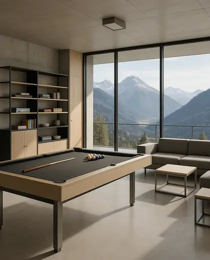 bauhaus apartment — game room (mountain)