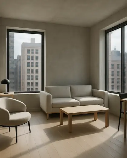 minimalist apartment — room (urban)
