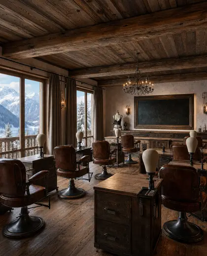 vintage salon — training room (alpine)