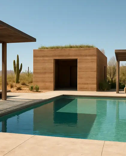 sustainable public space — pool (desert)