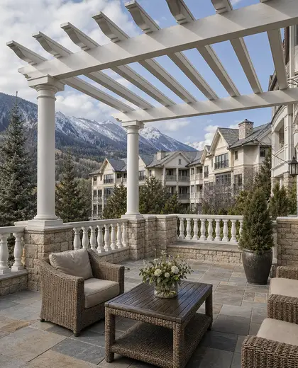 colonial condo — pergola (alpine)