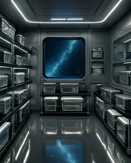 modern home — storage room (space)