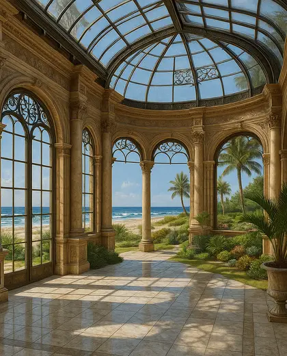 renaissance yard — sunroom (beach)