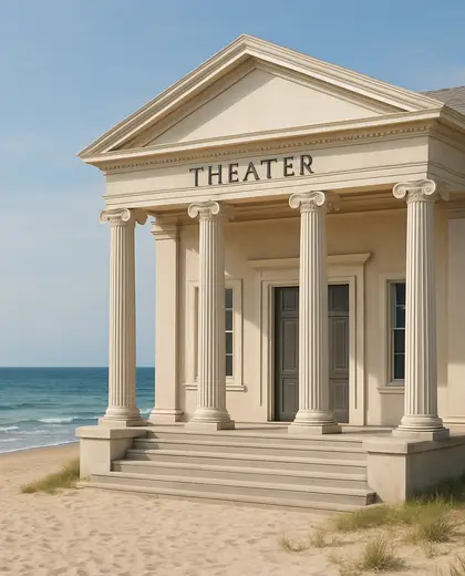 neoclassical theater — youth room (beach)