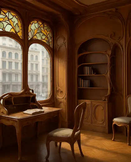 art nouveau salon — study (urban)