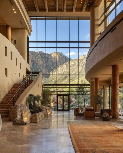 southwestern public space — atrium (mountain)