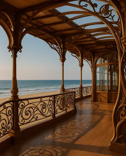 art nouveau store — terrace (beach)