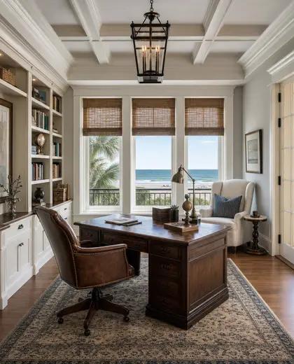 colonial condo — home office (beach)